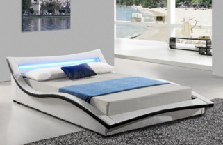 La imitación de cuero LED tapizó el sueño FSC de rey Size Comfortable For del marco de la cama
