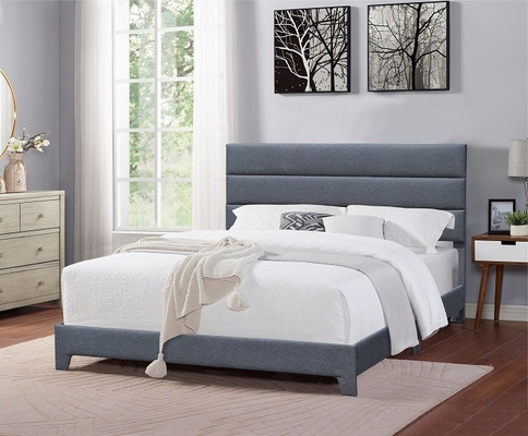 Cabecero de lino del tamaño de Grey Upholstered Bed Manufacturer Full alto