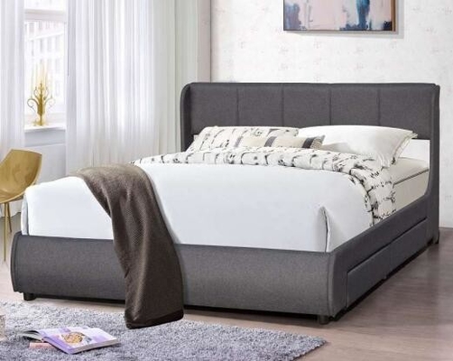 Cama cómoda del cabecero de la cama moderna de rey Size Upholstered Platform