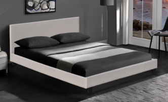 Certificado tapizado negro de rey Size EMC del marco de la cama de la tela adaptable