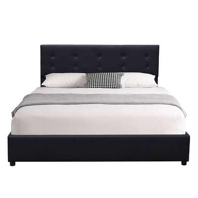 El marco de la cama del cabecero de rey Size Wood Upholstered de California empenachó con el cajón del almacenamiento cuatro