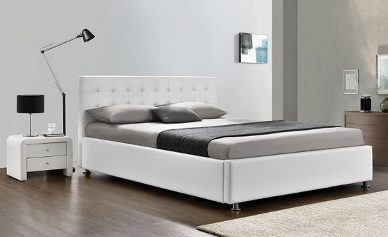 Escriba/fabricante tapizado negro PU Leather Queen Size 50pcs MOQ de la cama