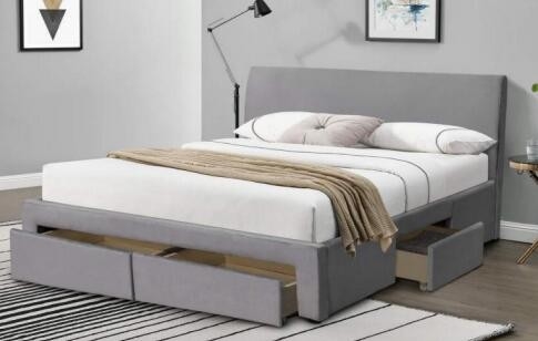 Cama doble cómoda del almacenamiento del tamaño del diseño simple con los cajones al por mayor