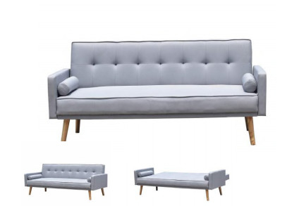 El descanso moderno de Grey Fabric Sofa Bed Foldable coloca el estilo de Europa