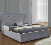 Hogares modernos de madera de rey Bed Frame For de la elevación de gas del OEM