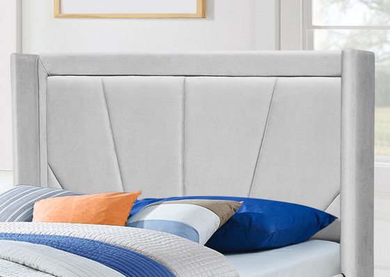 Fácil monte la cama del almacenamiento de la elevación de gas con Wing Headboard