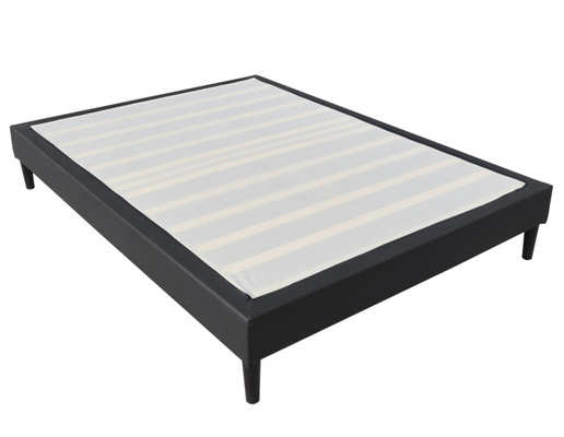 Diseño sencillo Plataforma tapizada Cuadro de cama Estructura fuerte 203x152cm