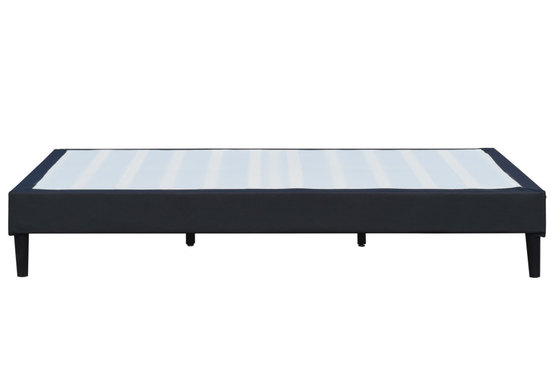 Diseño sencillo Plataforma tapizada Cuadro de cama Estructura fuerte 203x152cm