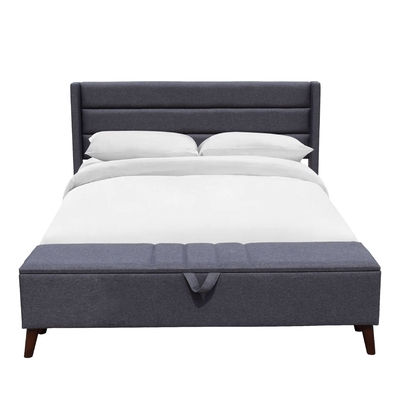 Cama de almacenaje gris de espalda sólida con rebanada confortable para dormir FSC