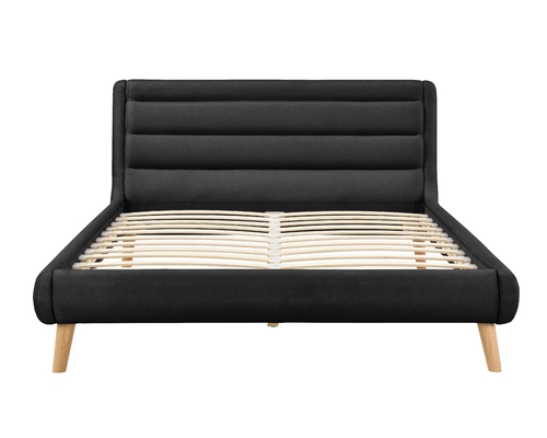 Cuadro de cama tapizado con forma única y su diseño se ajustará a su estilo de decoración del hogar.