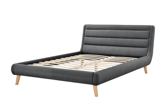 Cuadro de cama tapizado con forma única y su diseño se ajustará a su estilo de decoración del hogar.