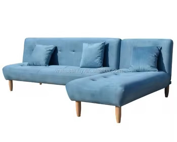 Venta caliente de sofá cama plegable con diseño único y textura pleochroic