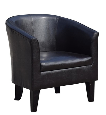 Certificación de cuero del CE ROSH BSCI del sitio de Sofa Black Bonded For Living de la butaca de la tina de la oficina