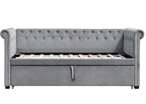 Daybed tapizado copetudo del gemelo