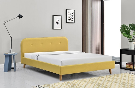 Pies de madera de cama tapizada niños