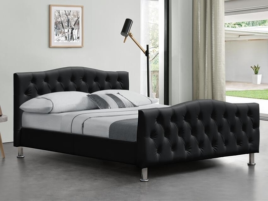 Cama del almacenamiento de la PU los 5ft Ottoman