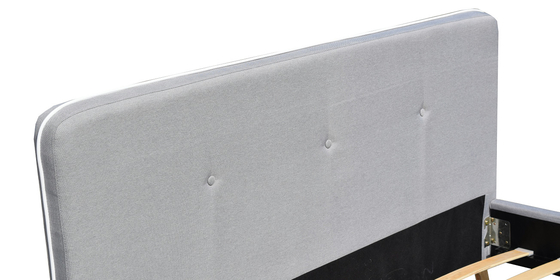 Los niños modificados para requisitos particulares tapizaron el botón de la cama empenachado con la tela Grey Easy Assemble ligero