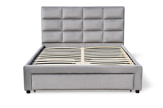 Marco copetudo de la cama de la madera contrachapada