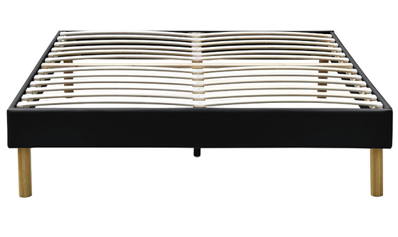 Cuero contemporáneo el 140x190Cm de rey Assemble PU de rey Upholstered Platform Bed