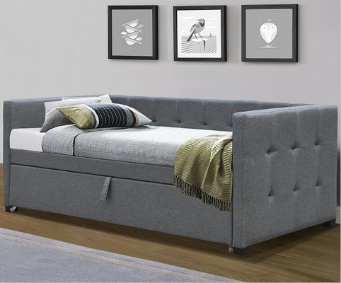 DayBed tapizado gemelo de lino