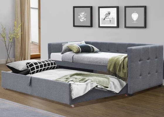 DayBed tapizado gemelo de lino