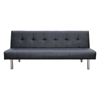 Descapotable sin brazos, Sofá con asiento, Cama con cama, Sofá Futon de PU moderno
