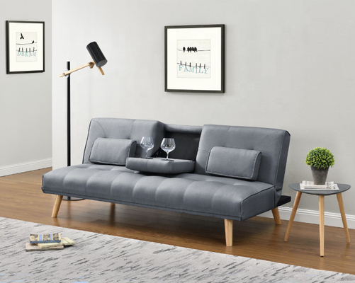 Terciopelo amarillo multifuncional Sofabed