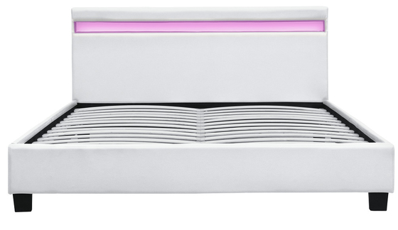 La plataforma RGB LED tapizó el marco de la cama con las luces LED barato fáciles monta el cuero de la PU