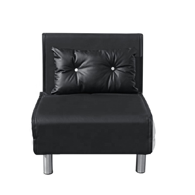 ODM del OEM de la tela de la PU de Sofa Bed del tamaño de la esquina del terciopelo solo