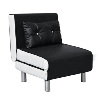 ODM del OEM de la tela de la PU de Sofa Bed del tamaño de la esquina del terciopelo solo